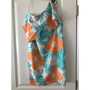 Lilly Pulitzer One Shoulder Dress